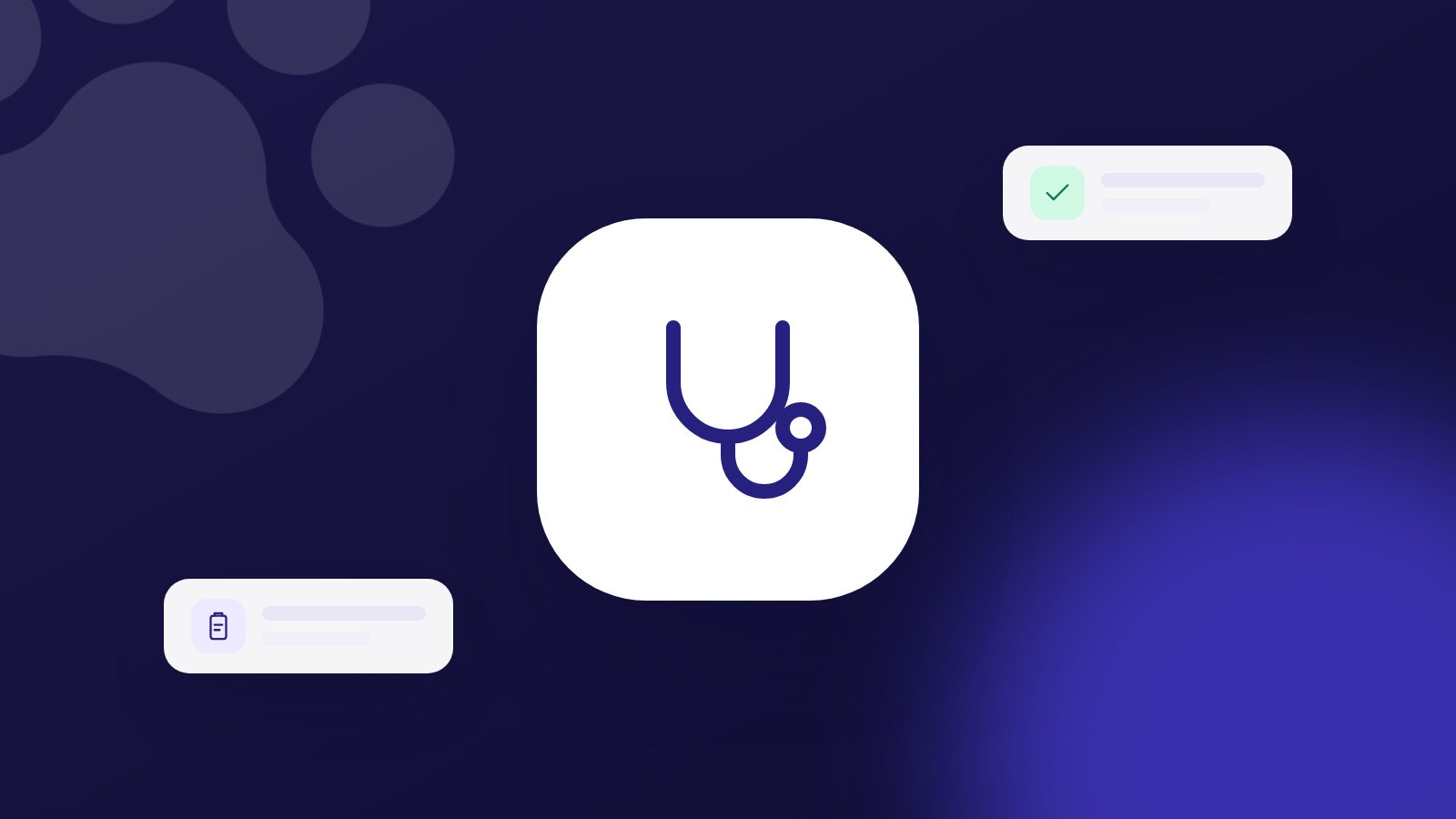 Illustration of a stethoscope with a checklist